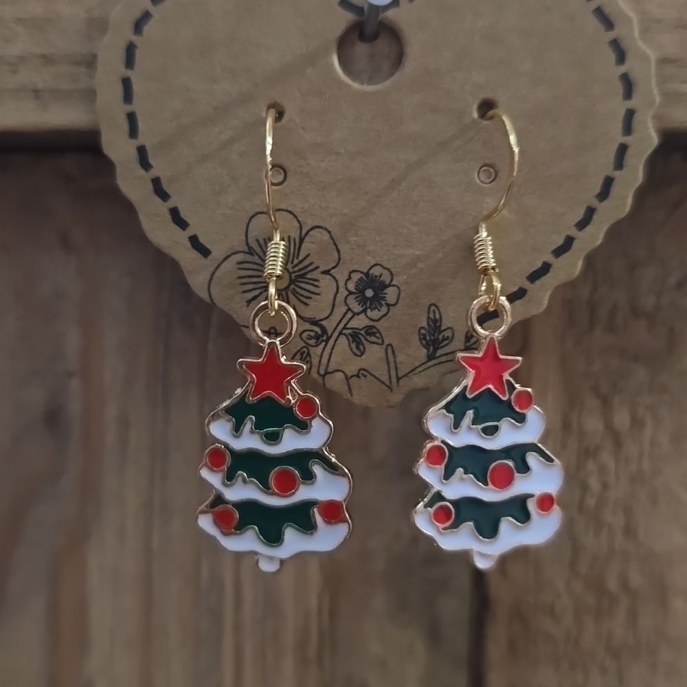 Christmas Tree Earrings